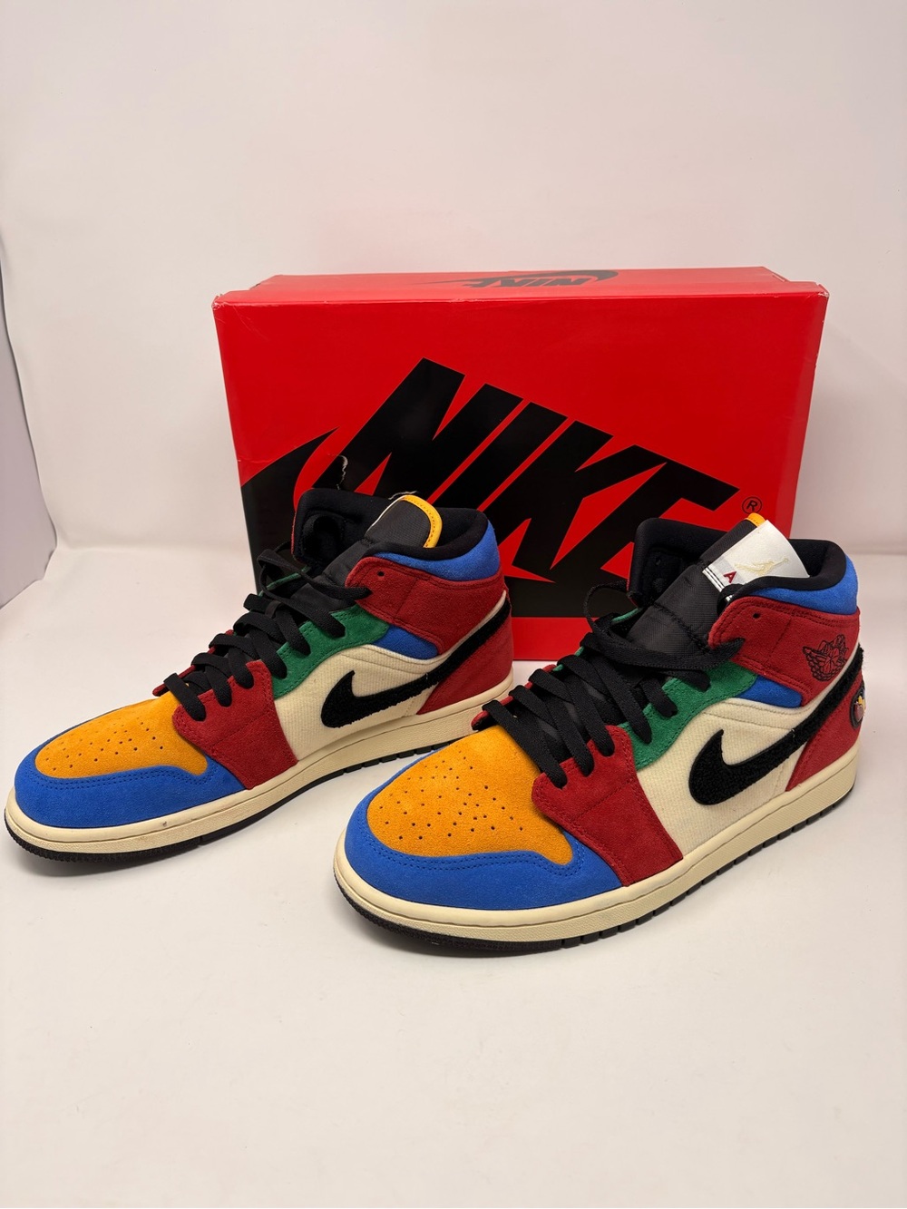 Nike Air Jordan 1 Mid SE Fearless “Blue The Great” Size 10